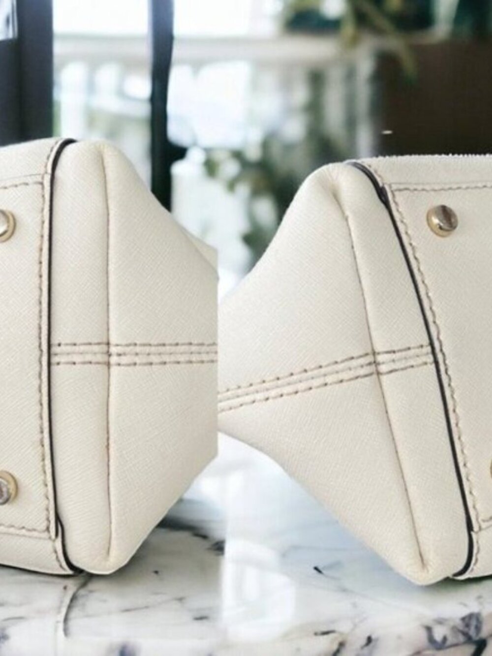 Kate Spade Ivory Charlotte Street Sloan Bag Crossbody Shoulder Saffiano Leather - Picture 14 of 16